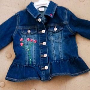 Jean jacket hand embroidered